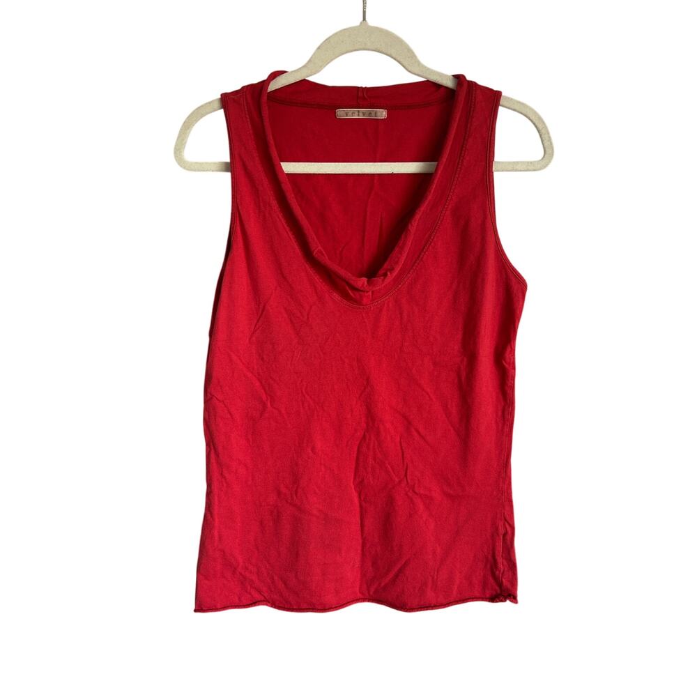 Velvet Top, Red, M